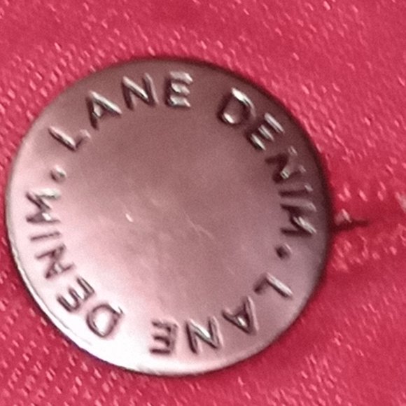 Lane Bryant Red Jeans Women's Size 28 Mid Rise Flex Waist Boyfriend Capri Pants - Picture 3 of 7